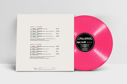 Block & Crown feat. Culum Frea - I will survive (Pink vinyl) (12" Maxi Single)