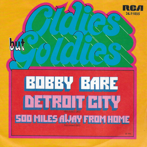 Bobby Bare - Detroit City / 500 miles away from home (Duitse uitgave)