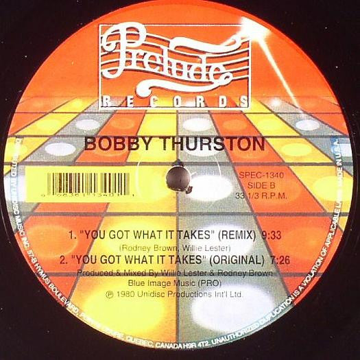 Bobby Thurston - Check out the groove / You got what it takes (Lime vinyl with marble effect) (12" Maxi Single)