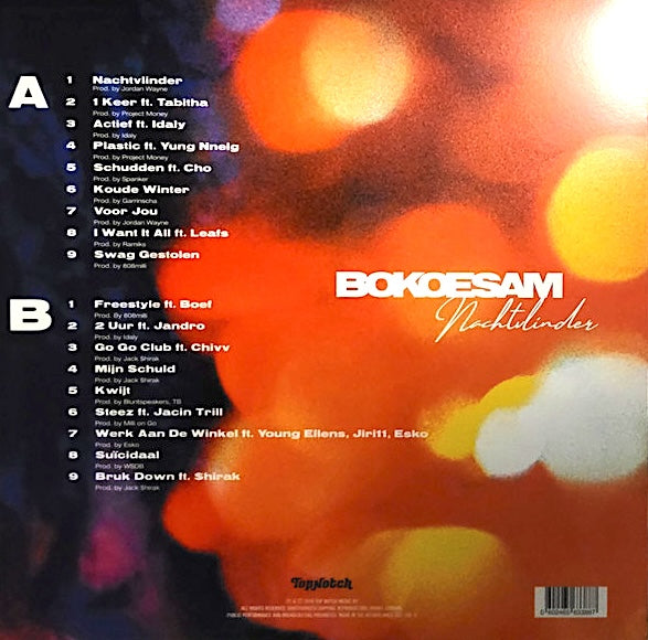 Bokoesam - Nachtvlinder (Translucent red vinyl) (LP)