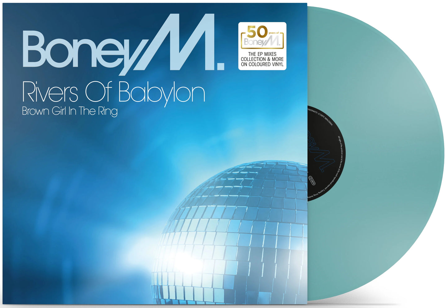 Boney M. - Rivers of Babylon (Blue vinyl) (12" Maxi Single)