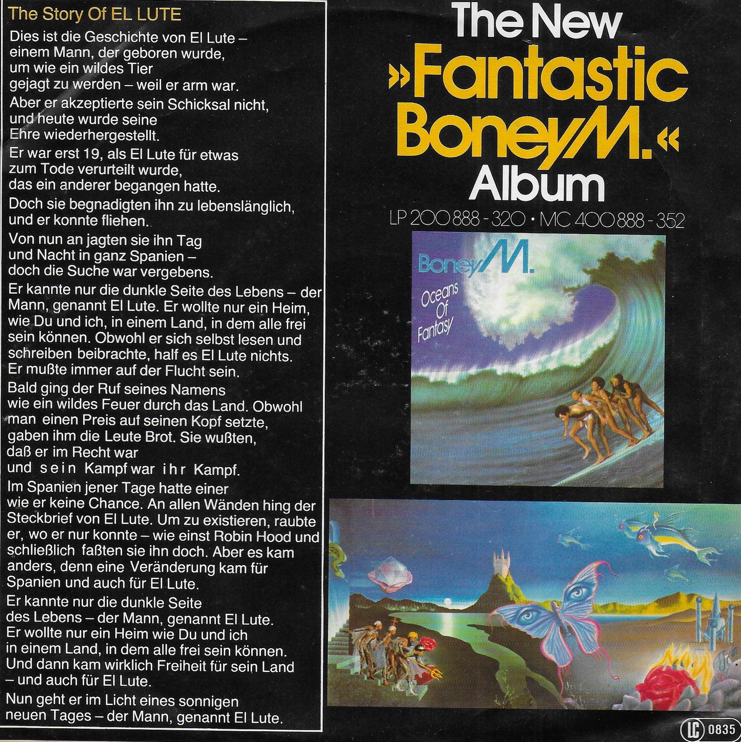 Boney M. - El lute / Gotta go home (Duitse uitgave)