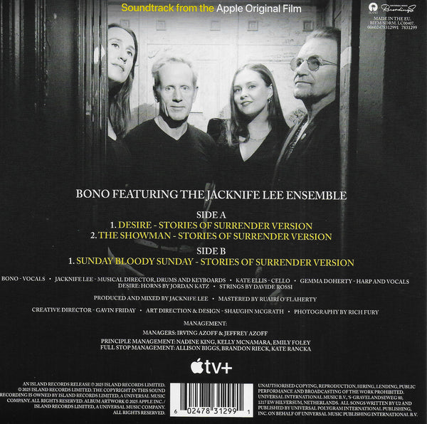 Bono feat. The Jacknife Lee Ensemble - Stories of surrender | Live EP