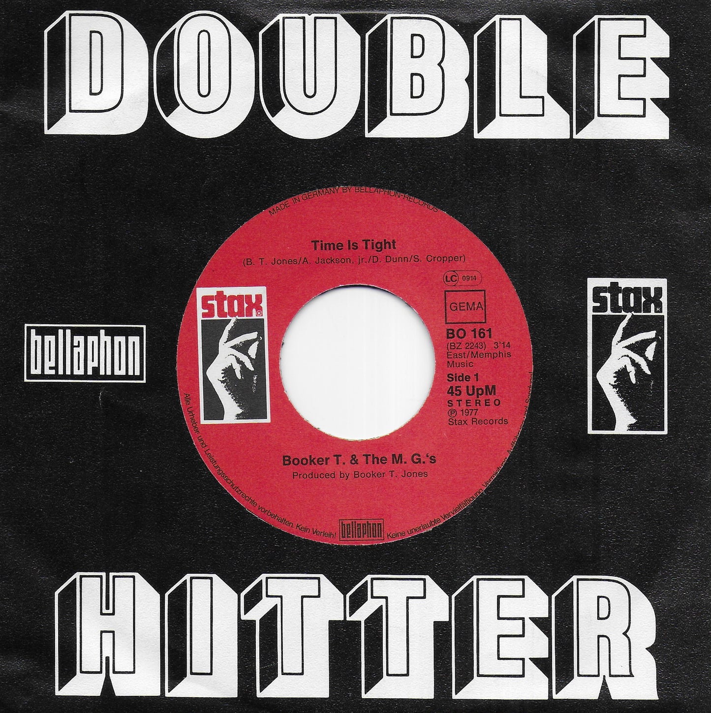 Booker T. & The M.G.'s - Time is tight / Mrs. Robinson (Duitse uitgave)