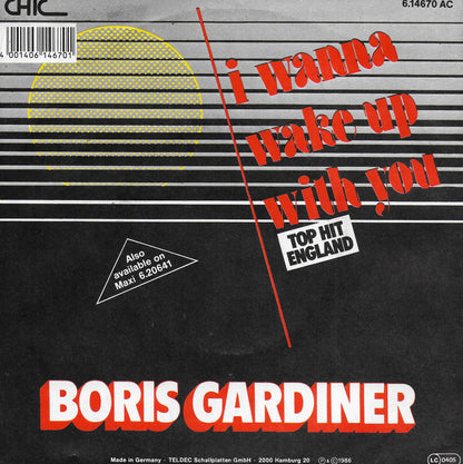 Boris Gardiner - I want to wake up with you (Duitse uitgave)