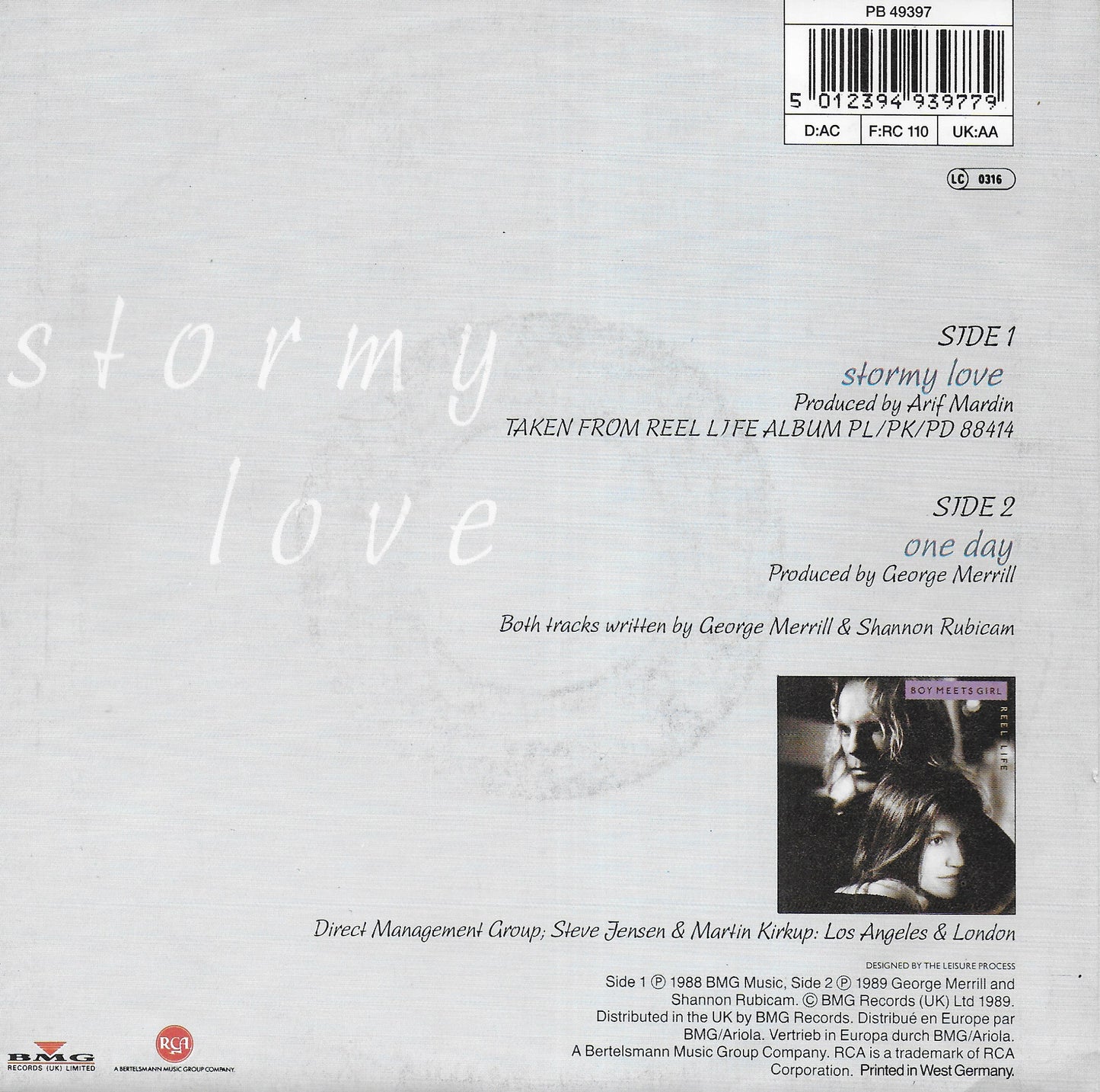 Boy Meets Girl - Stormy love