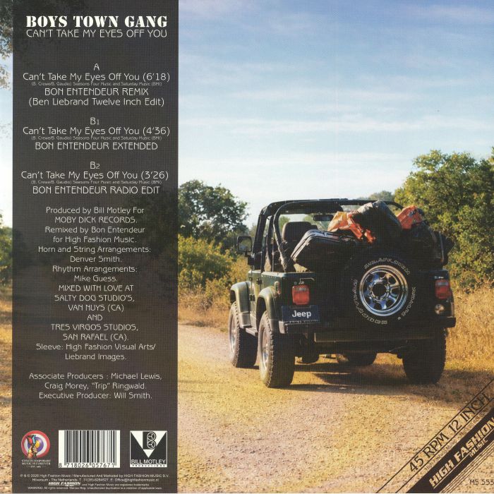 Boys Town Gang - Can't take my eyes off you (Bon Entendeur remix | Ben Liebrand twelve inch edit) (12" Maxi Single)