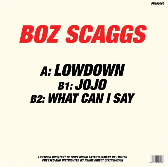 Boz Scaggs - Lowdown / What can i say (Limited green vinyl) (12" Maxi Single)