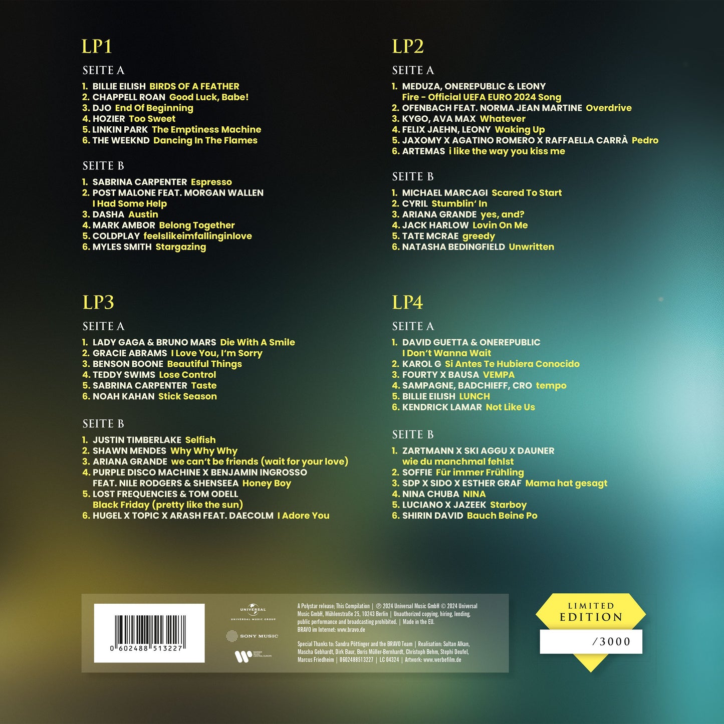 Various - Bravo The Hits 2024 (4LP)