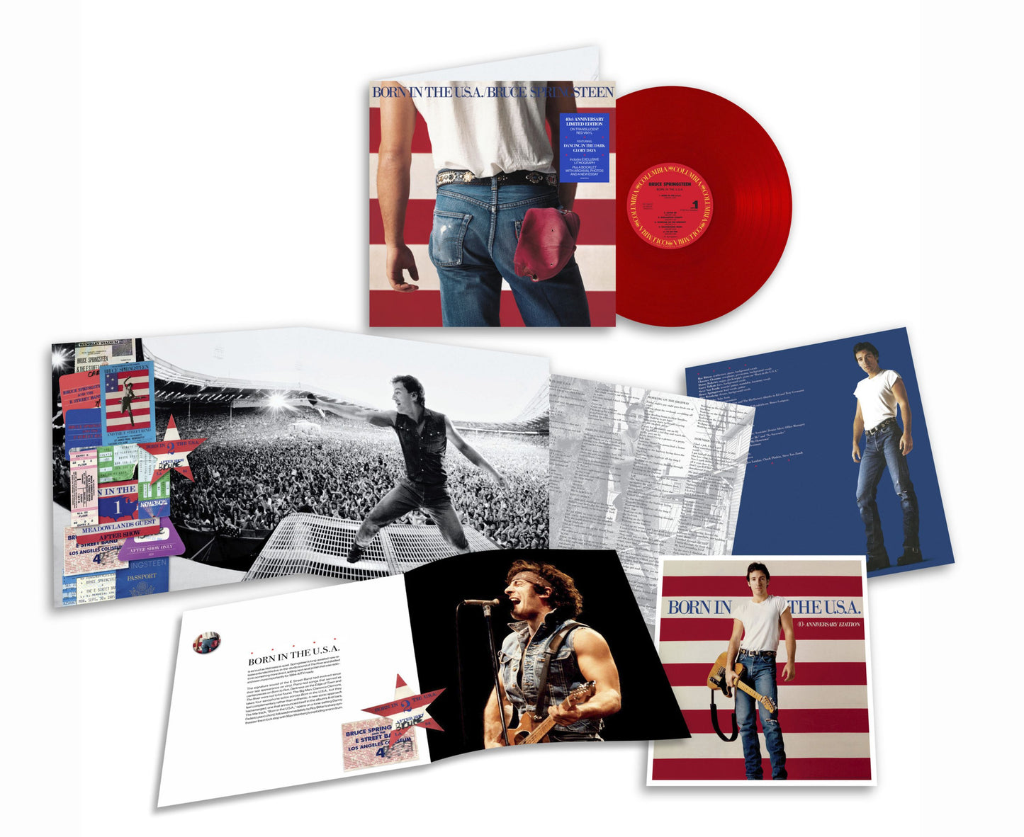 Bruce Springsteen - Born In The U.S.A. (40th Anniversary, limited translucent red vinyl) (LP)