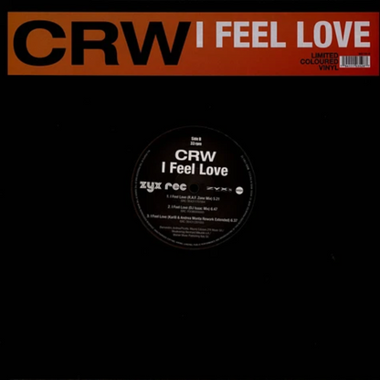 CRW - I feel love (Limited orange/red marbled vinyl) (12" Maxi Single)