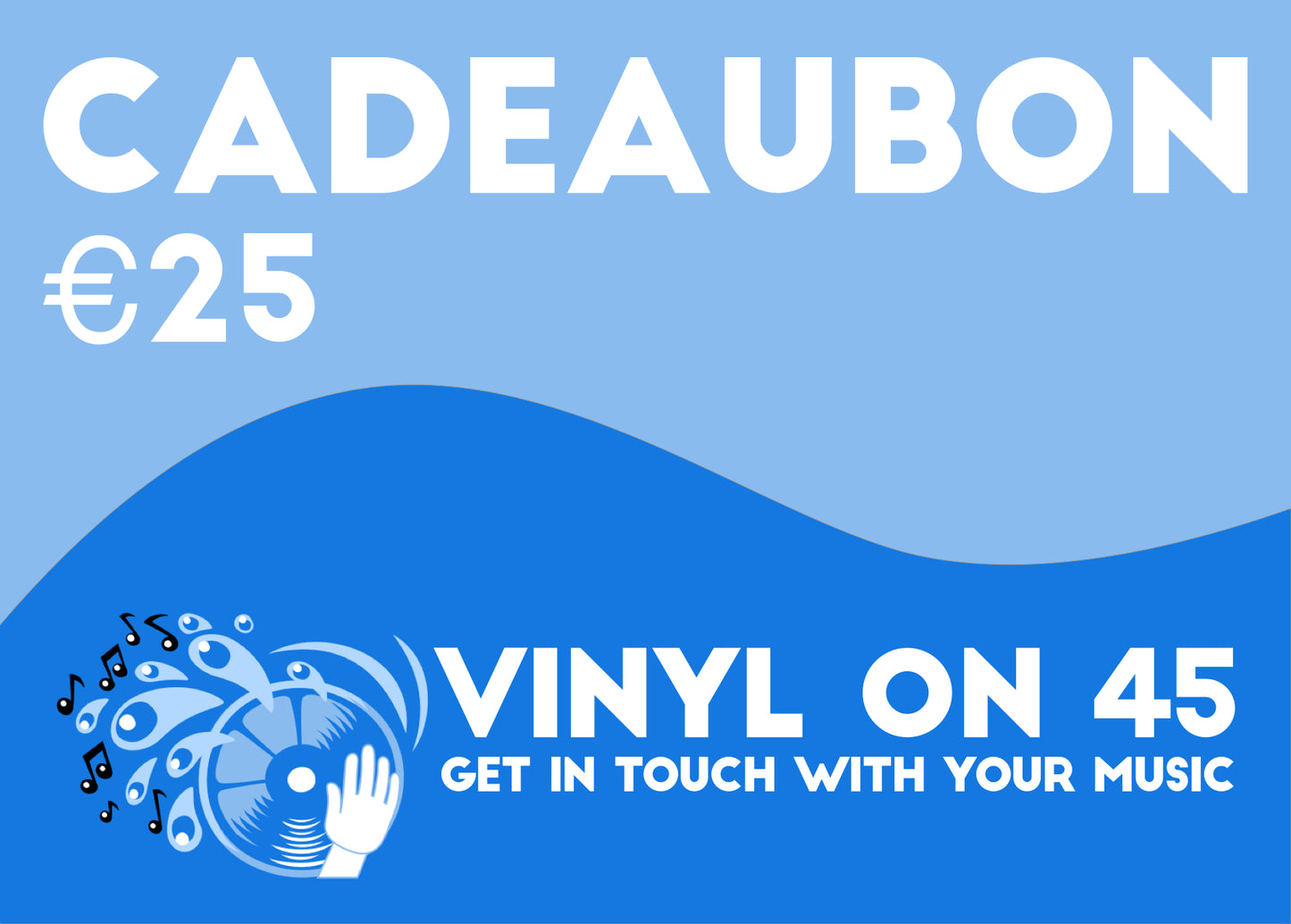 Vinyl On 45 Digitale Cadeaubon