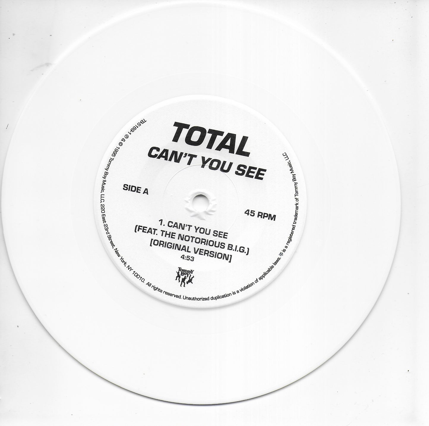 Total - Can't you see (25th Anniversary, white vinyl)