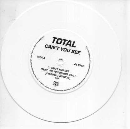 Total - Can't you see (25th Anniversary, white vinyl)