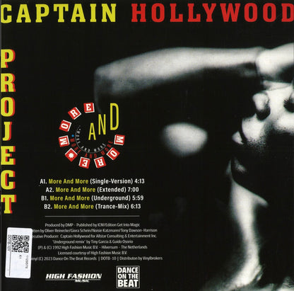 Captain Hollywood Project - More and more (Yellow vinyl) (12" Maxi Single)