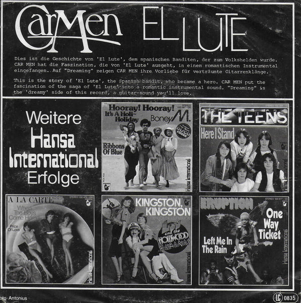 Car Men featuring Gino Solera - El Lute