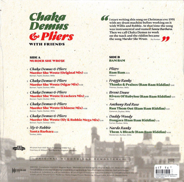 Chaka Demus & Pliers With Friends - Murder She Wrote / Bam Bam (LP)