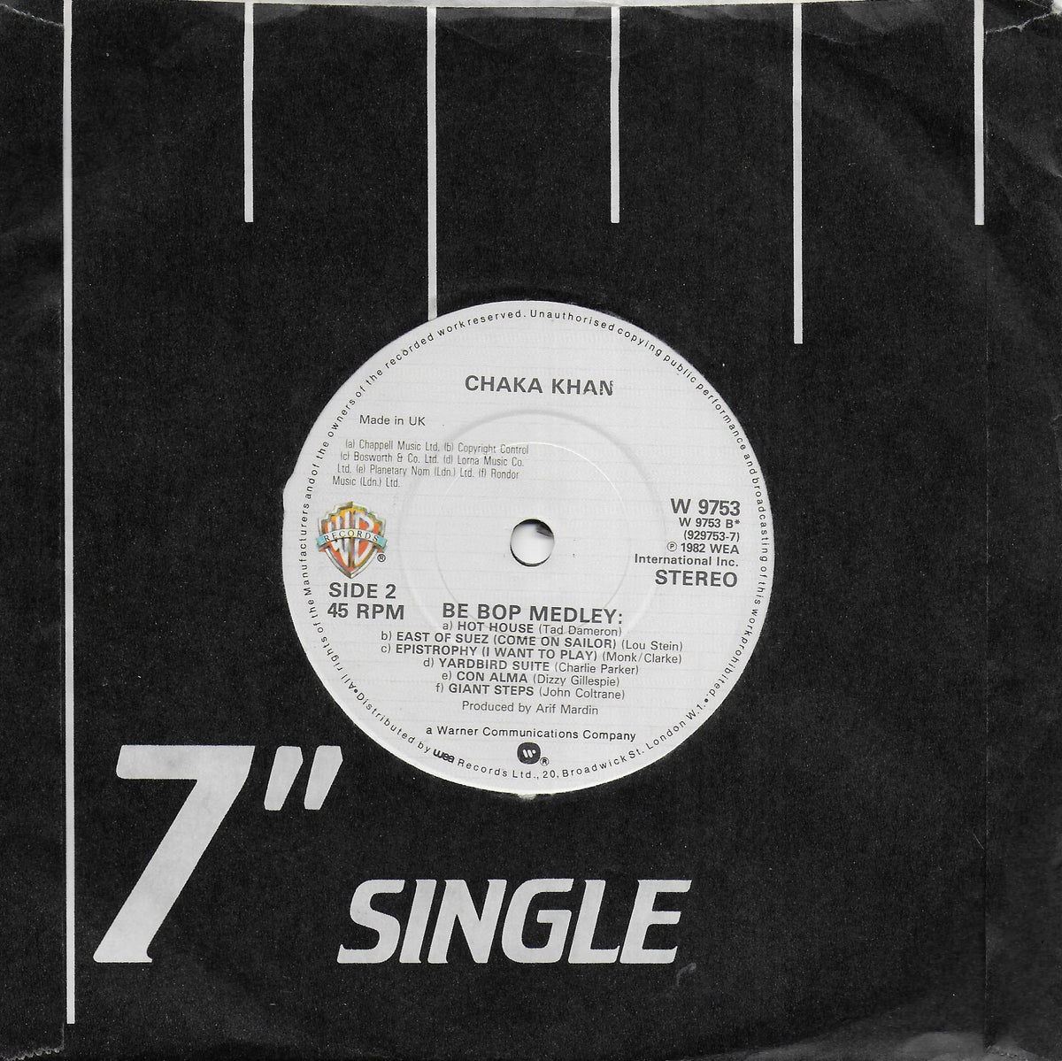 Chaka Khan - Best in the west (Engelse uitgave)