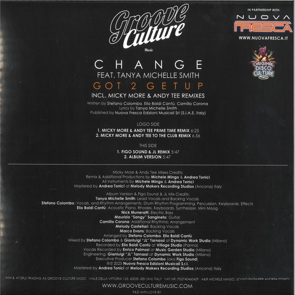 Change feat. Tanya Michelle Smith - Got 2 get up (12" Maxi Single)
