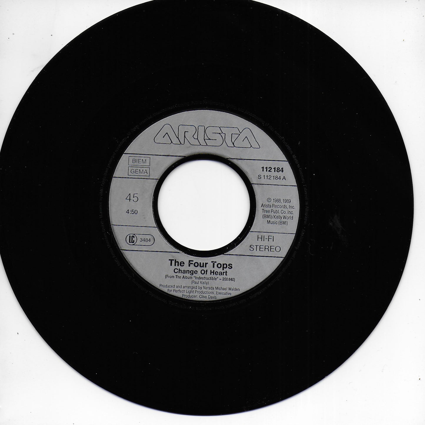 Four Tops - Change of heart