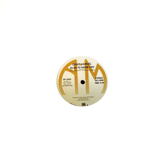 Chas Jankel - Glad to know you / Ai no corrida (12" Maxi Single)