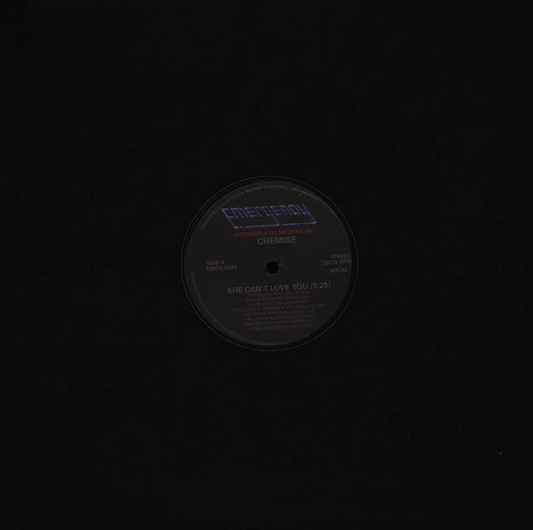 Chemise - She can't love you (12" Maxi Single)
