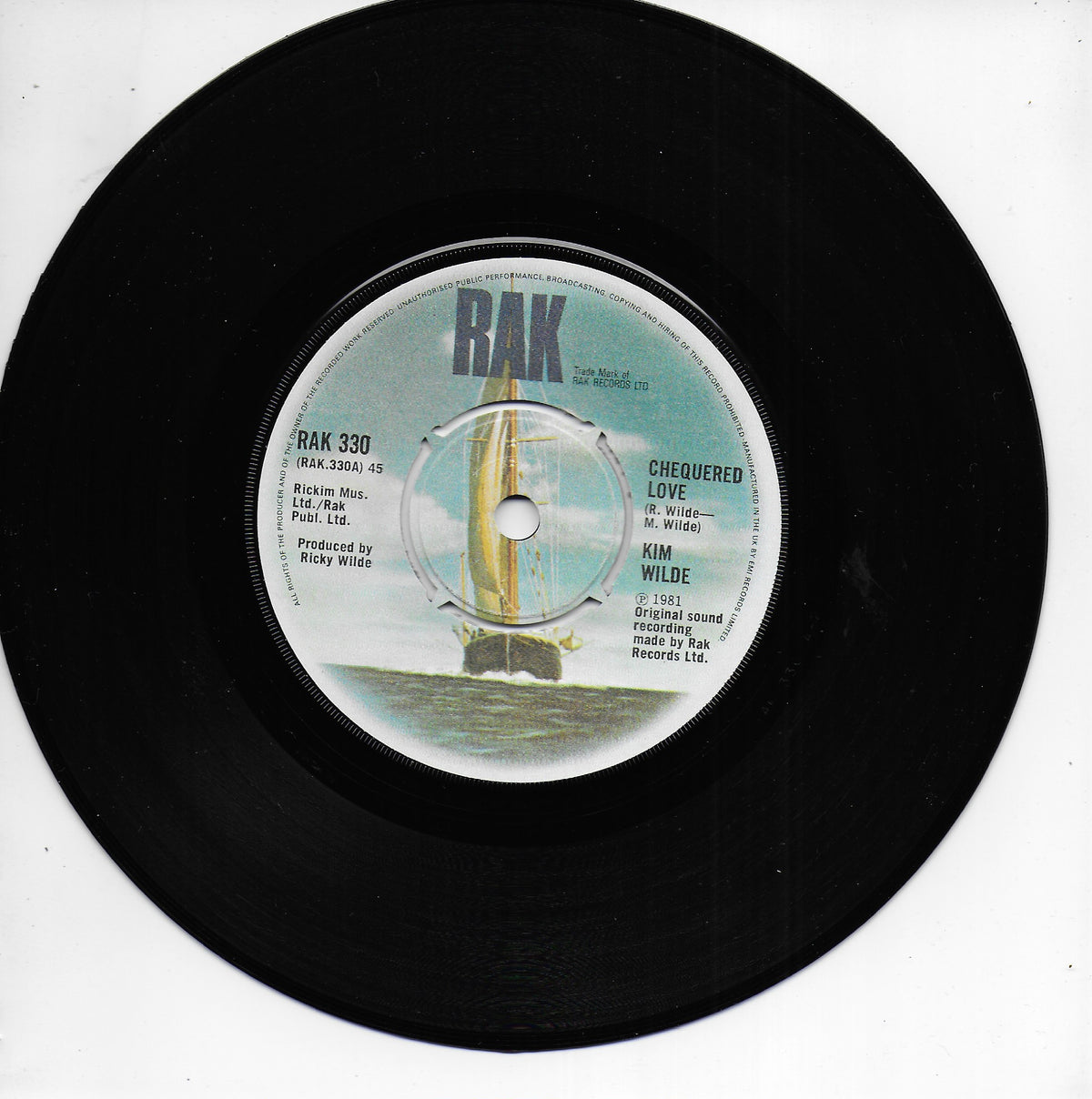Kim Wilde - Chequered love (Engelse uitgave)