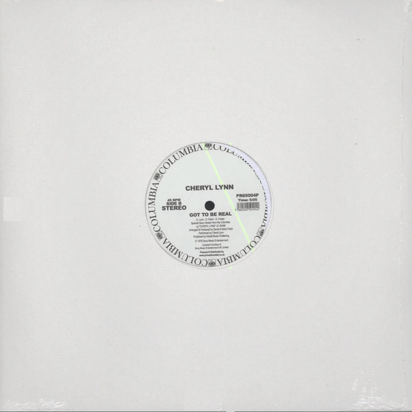 Cheryl Lynn - You saved my day / Got to be real (12" Maxi Single)