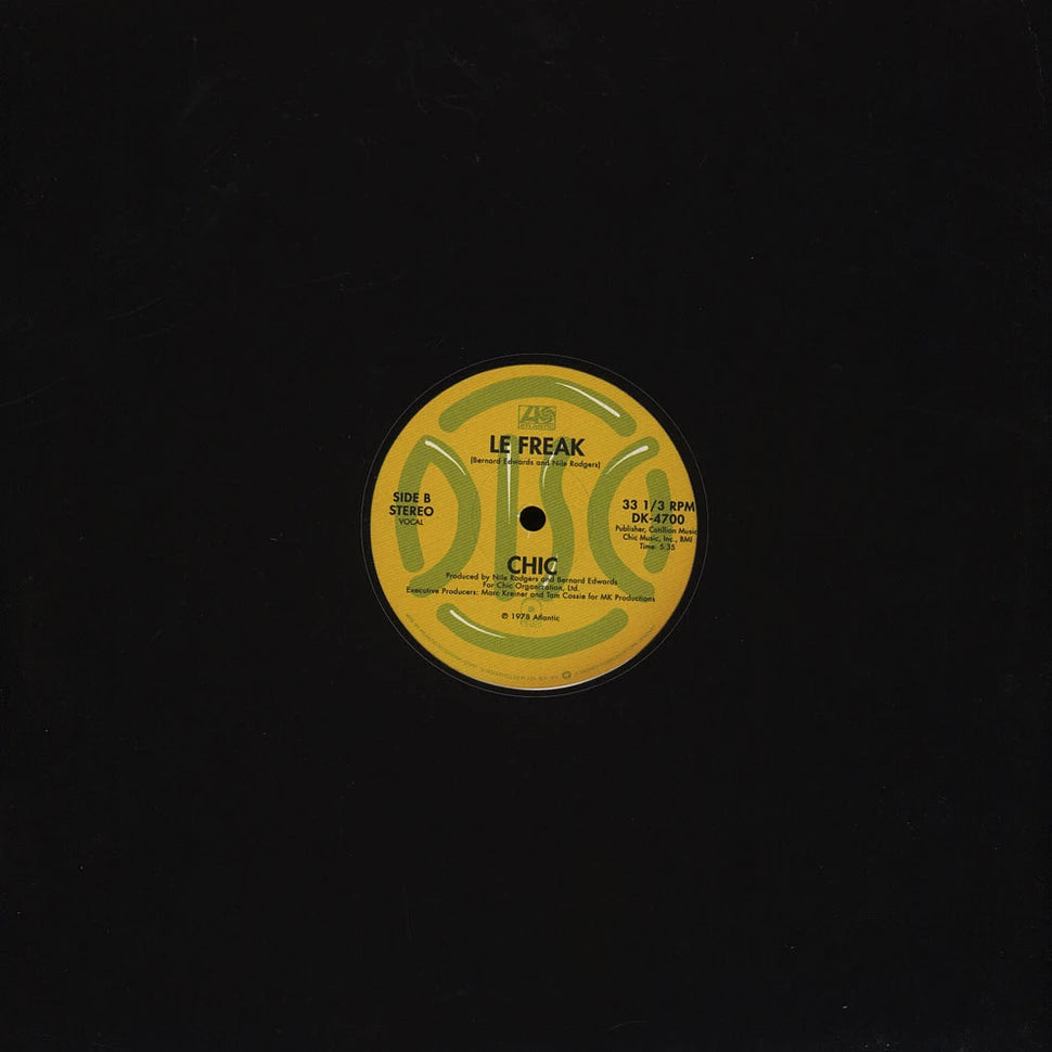 Chic - Everybody dance / Le Freak (12" Maxi Single)