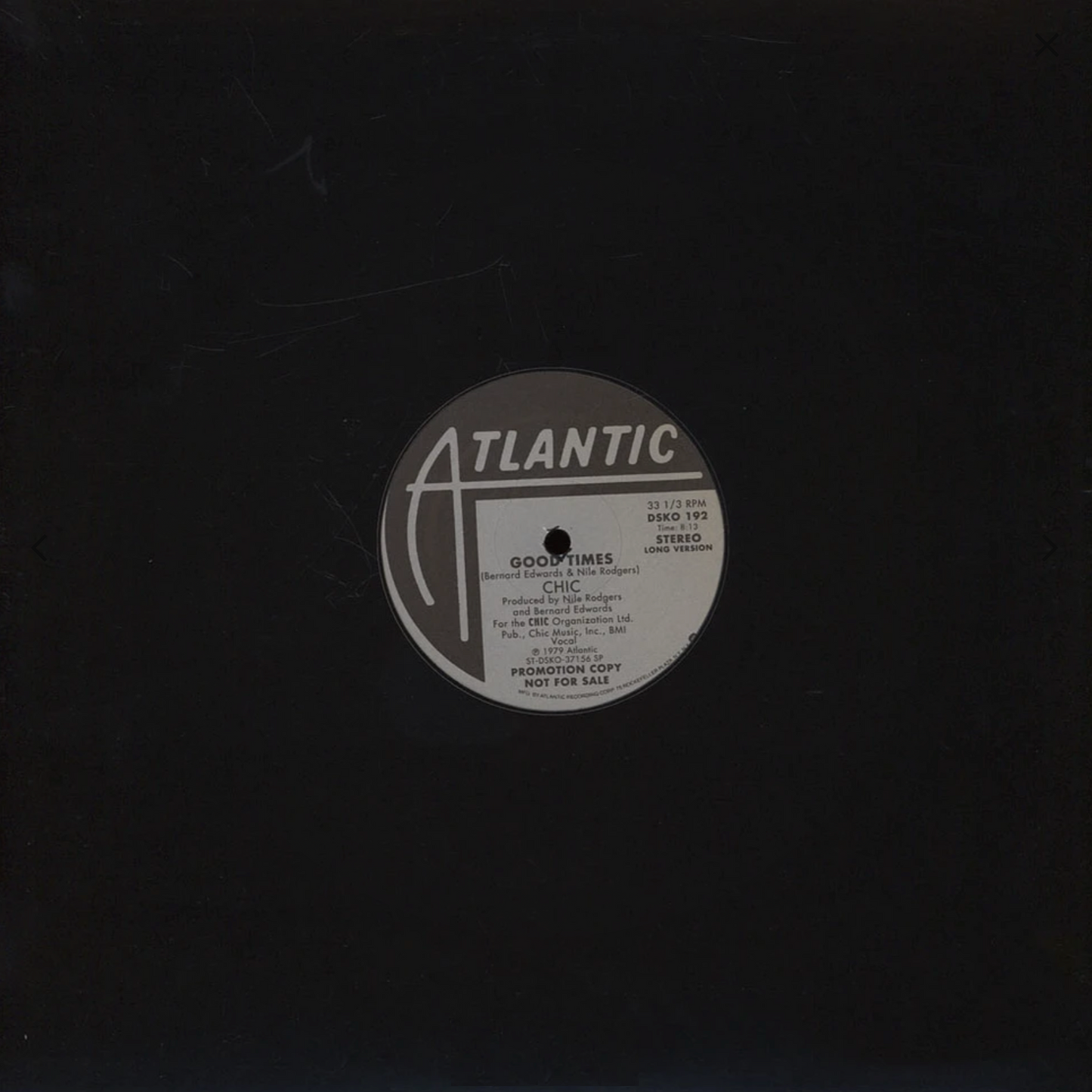 Chic - Good times (12" Maxi Single)