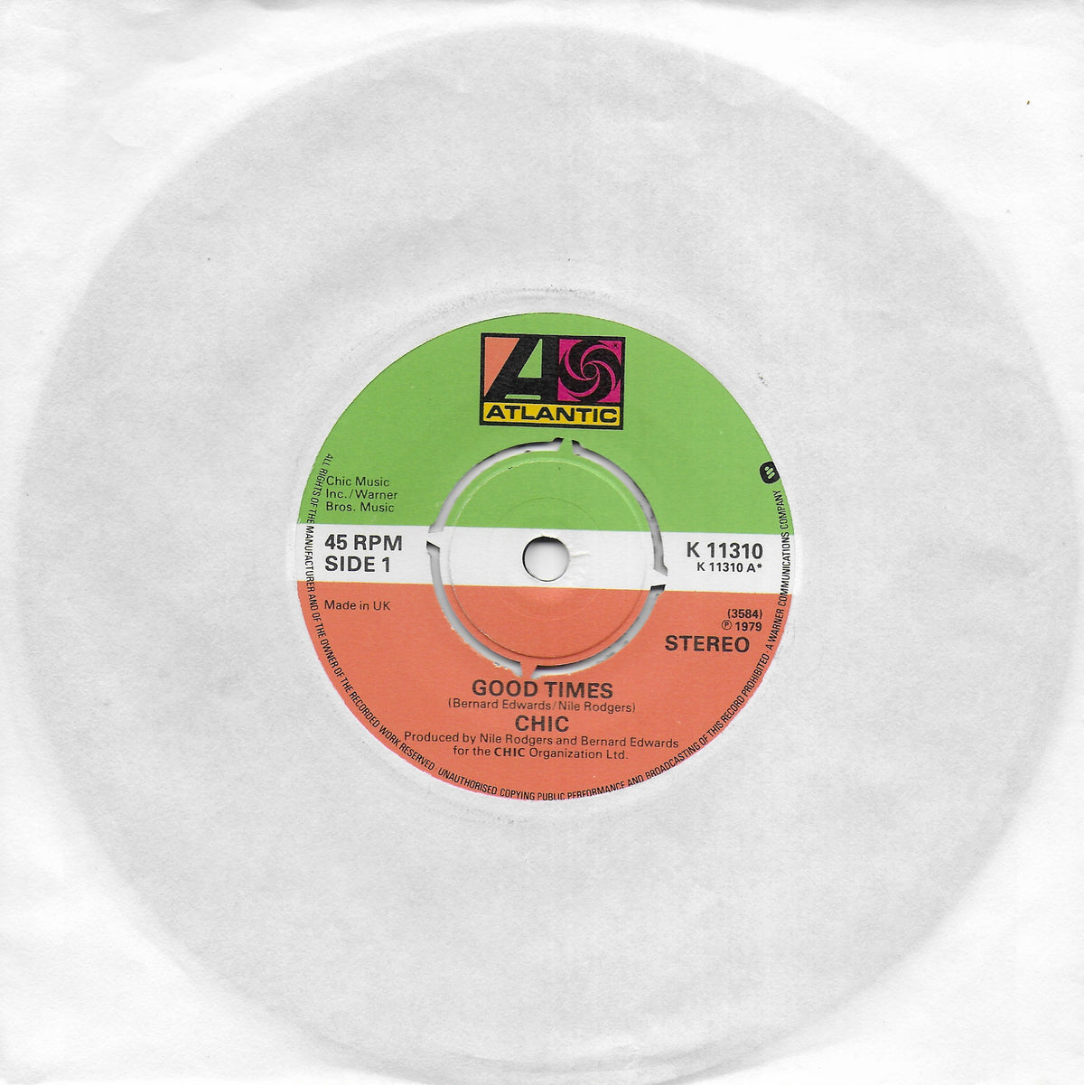 Chic - Good times (Engelse uitgave)