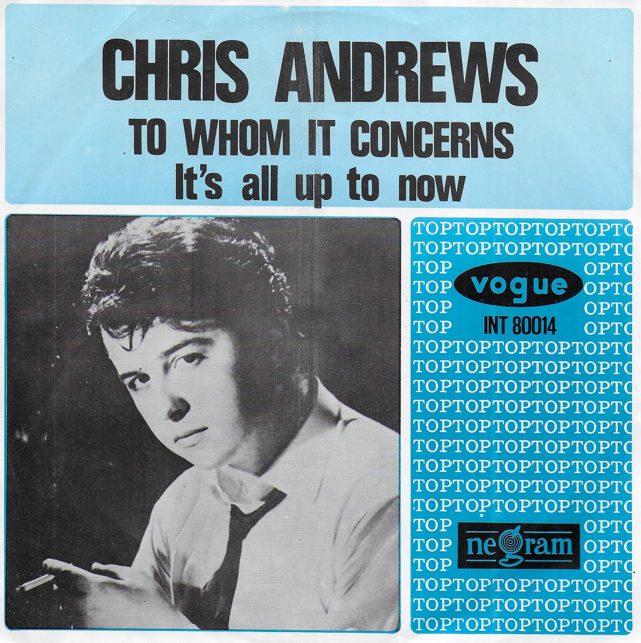 Chris Andrews - To whom it concerns