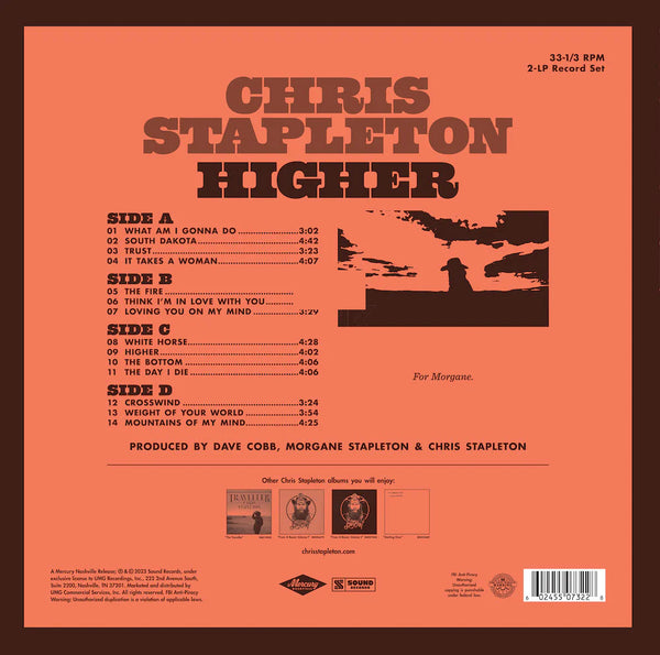 Chris Stapleton - Higher (2LP)