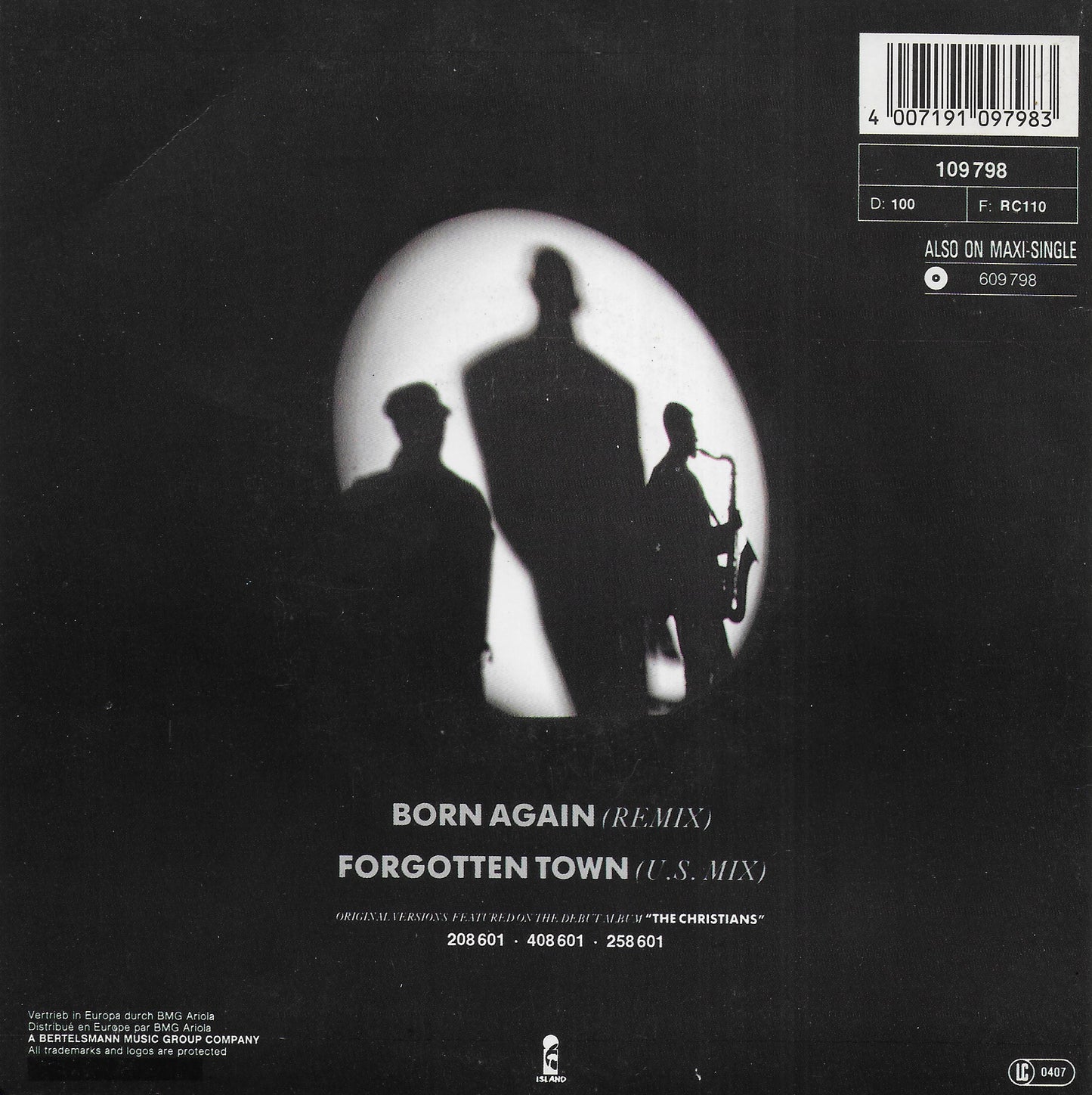 The Christians - Born again (remix) (Franse uitgave)