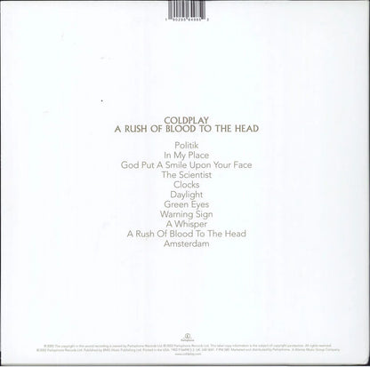 Coldplay - A Rush Of Blood To The Head (Clear EcoRecord) (LP)