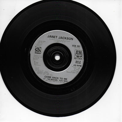Janet Jackson - Come back to me / Alright (Engelse uitgave)