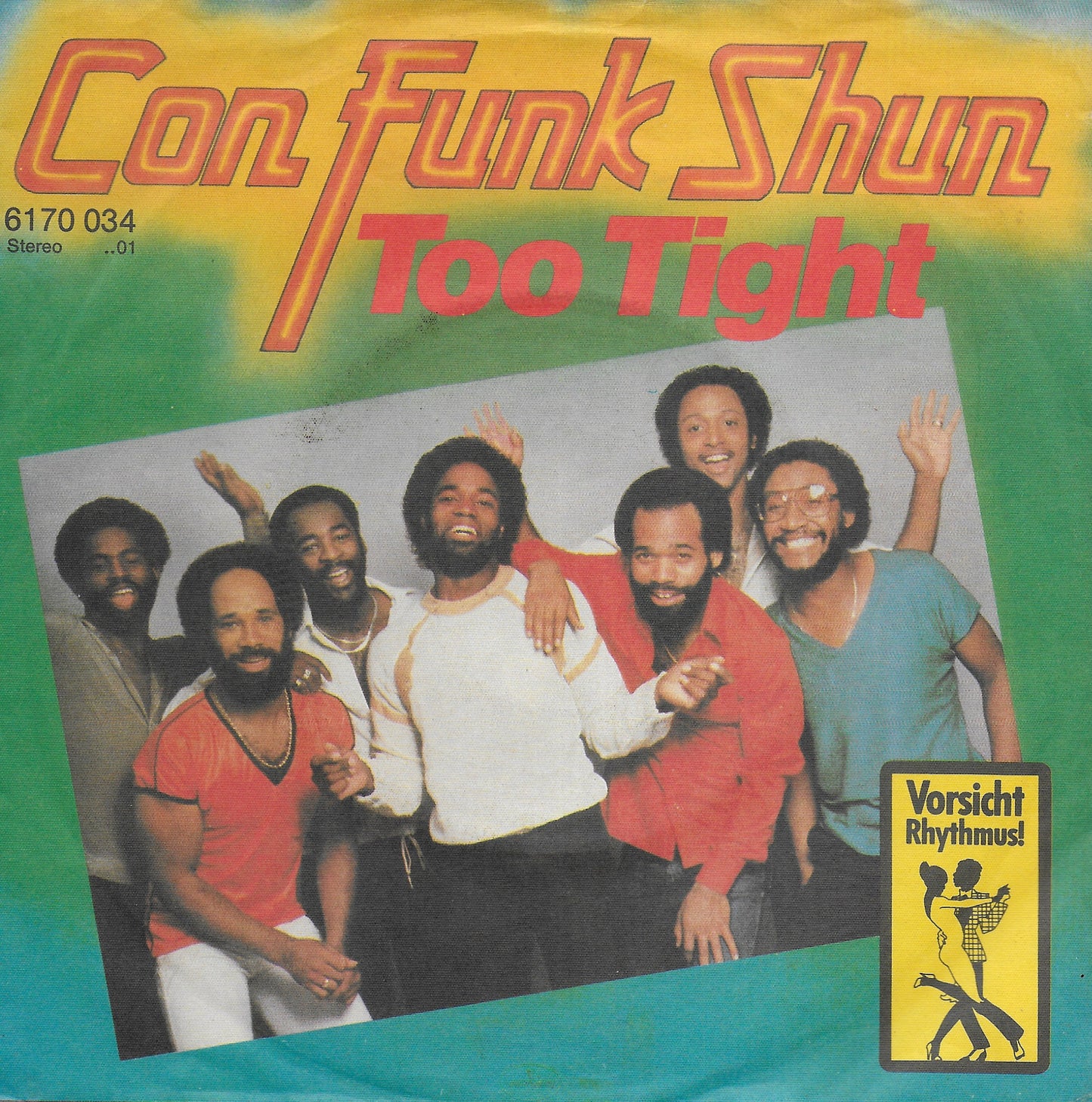 Con Funk Shun - Too tight (Duitse uitgave)