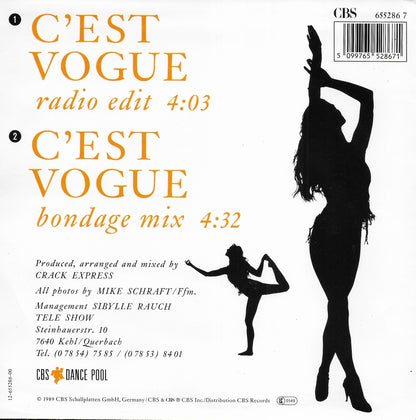Crack Express presents Sibylle Rauch - C'est Vogue