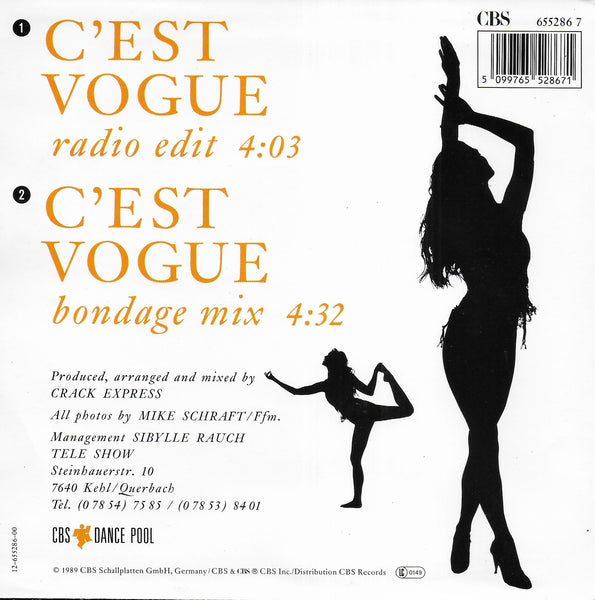 Crack Express presents Sibylle Rauch - C'est Vogue