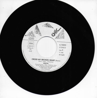 Sinitta - Cross my broken heart (Duitse uitgave)