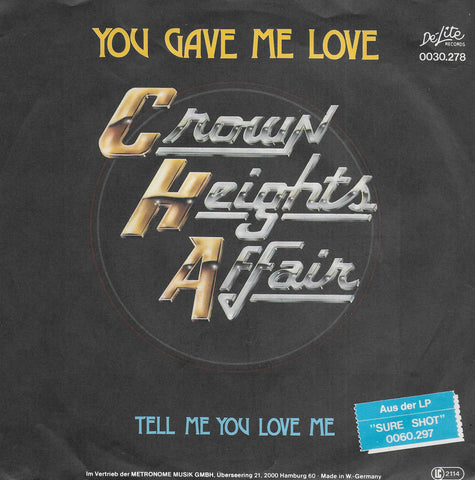 Crown Heights Affair - You gave me love (Duitse uitgave)