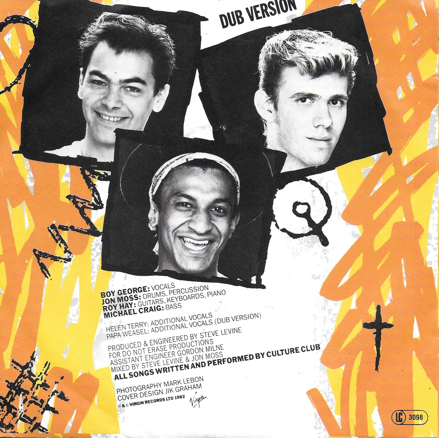Culture Club - Do you really want to hurt me (Europese uitgave)