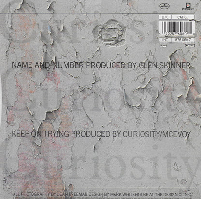 Curiosity killed the Cat - Name & No. (Engelse uitgave)