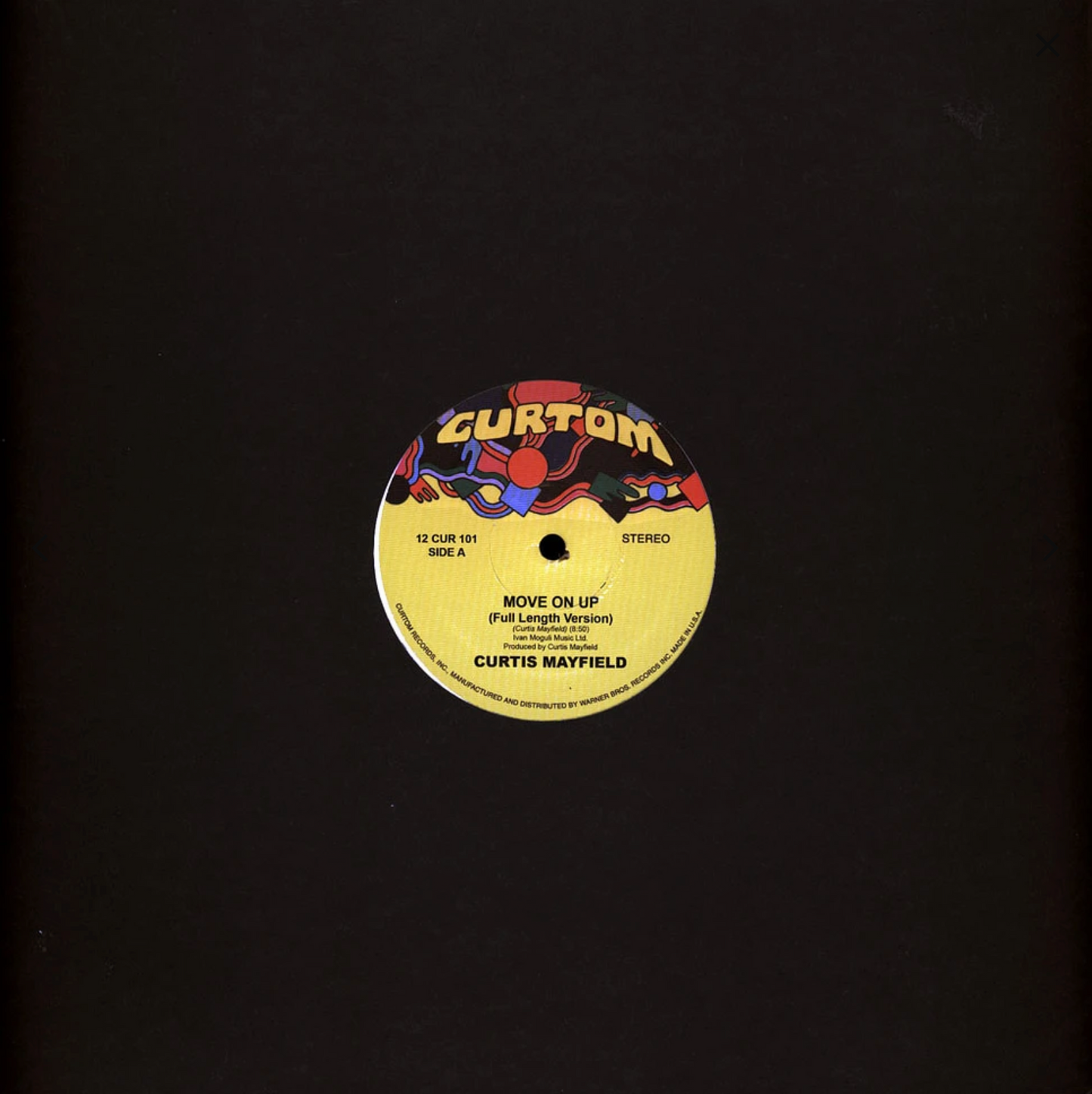 Curtis Mayfield - Move on up (12" Maxi Single)
