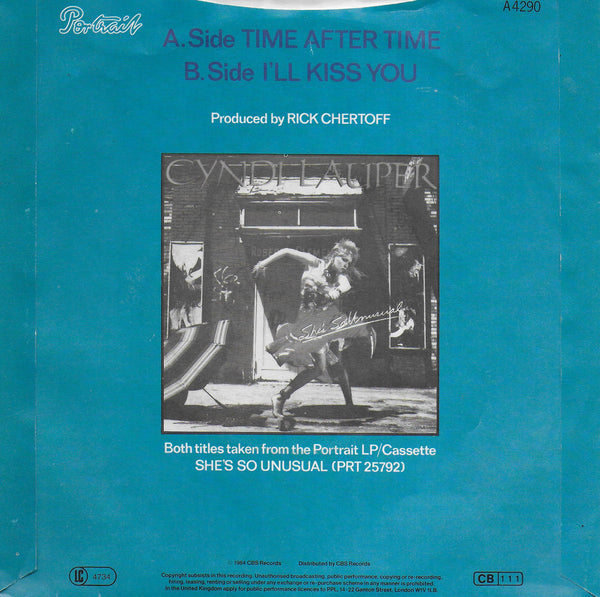 Cyndi Lauper - Time after time (Engelse uitgave)