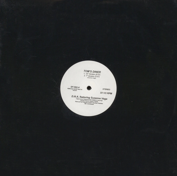 D.N.A. feat. Suzanne Vega - Tom's diner (12" Maxi Single)