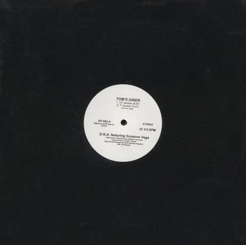 D.N.A. feat. Suzanne Vega - Tom's diner (12" Maxi Single)