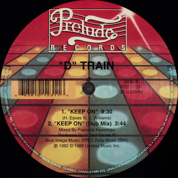 D Train - Walk on by (Clear green vinyl with swirl) (12" Maxi Single)