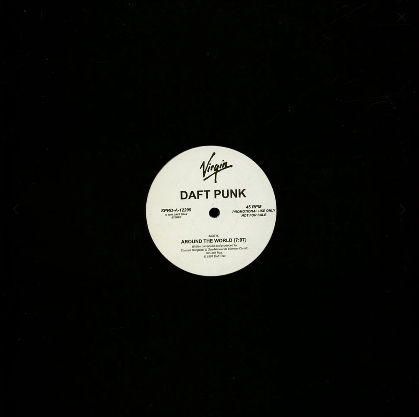 Daft Punk - Around the world (12" Maxi Single)