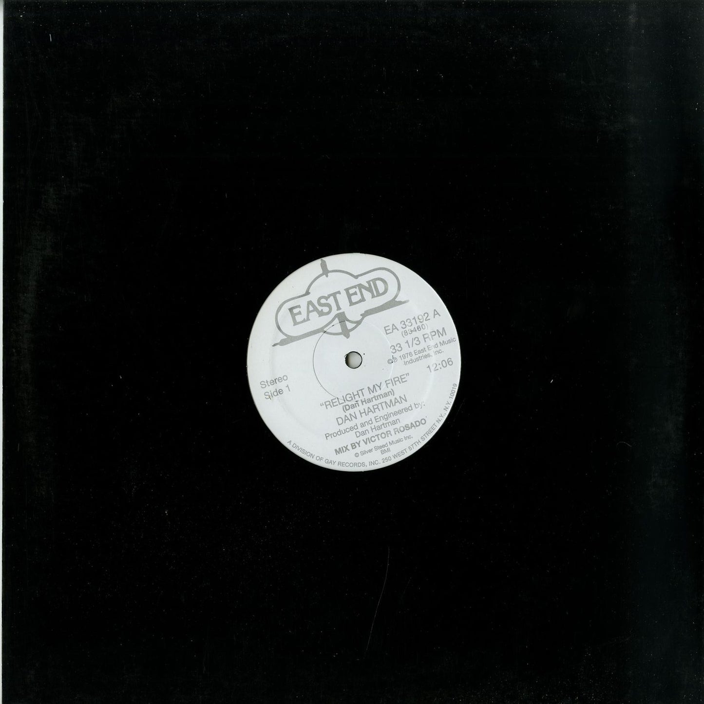 Dan Hartman - Relight my fire (12" Maxi Single)